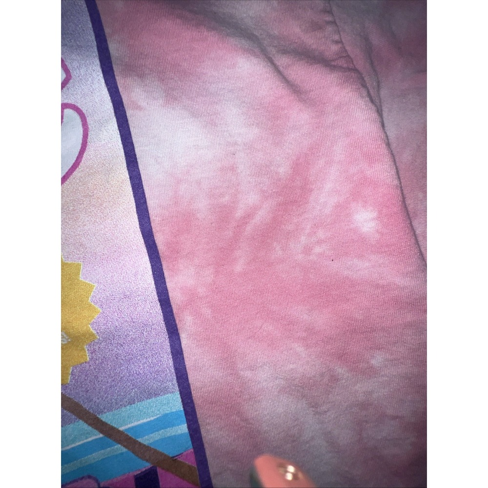 Barbie Malibu Tee Shirt Blush Tie Dye Short Sleeve XL Graphic Tee Vintage 393 - Picture 3 of 9